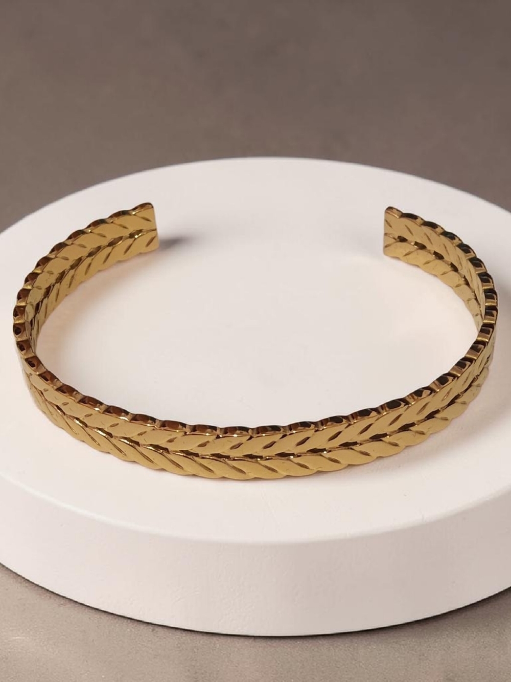 Plunder  Private Exclusive  Gold Braided Open Cuff